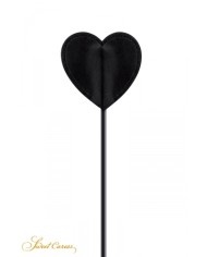 Tapette coeur avec pompon fuchsia - Sweet Caress