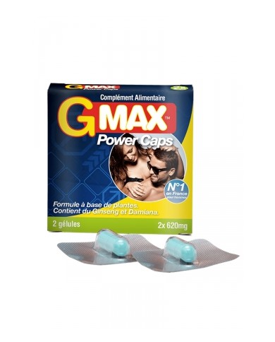 G-Max Power Caps Homme (2 gélules)