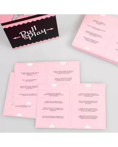 SECRETPLAY - JEU DE CARTES PULL & PLAY (ES/EN/DE/FR/NL/PT/IT)