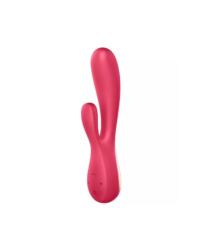SATISFYER - MONO FLEX ROUGE AVEC APPLICATION