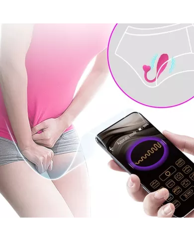 PRETTY LOVE - OEUF VIBRANT ROSE FISHER CONTRÔLÉ PAR APPLICATION