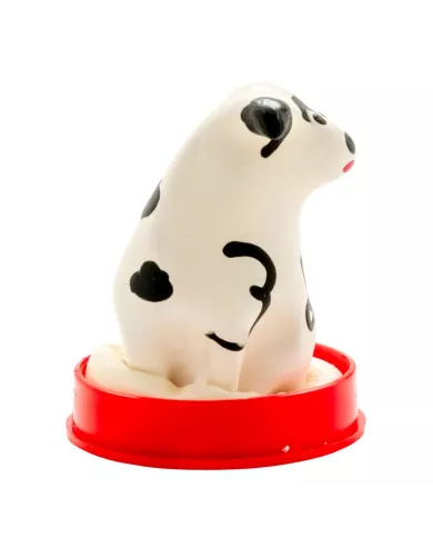 CONDOMERIE - PRÉSERVATIFS FANTAISIE PEINTS À LA MAIN CHIEN DALMATIEN