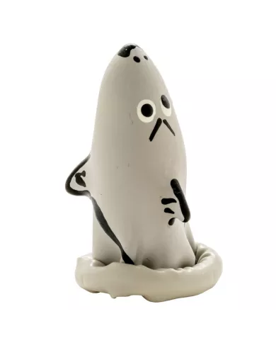 CONDOMERIE - PRÉSERVATIFS FANTAISIE PEINTS À LA MAIN MODÈLE REQUIN 1