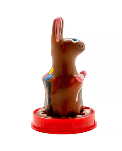 CONDOMERIE - PRÉSERVATIFS FANTAISIE PEINTS À LA MAIN LAPIN DE PÂQUES