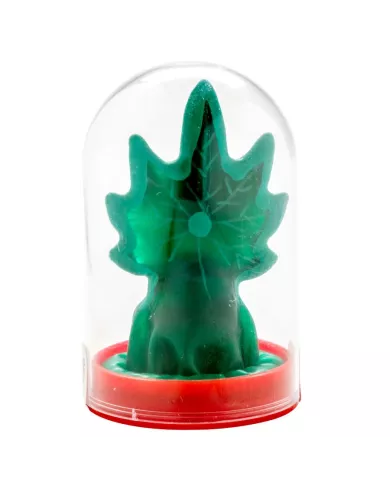 CONDOMERIE - PRÉSERVATIFS FANTAISIE PEINTS À LA MAIN CANNABIS MODÈLE 1