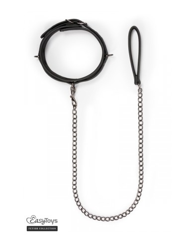 Collier fétichiste et laisse - Easytoys Fetish Collection