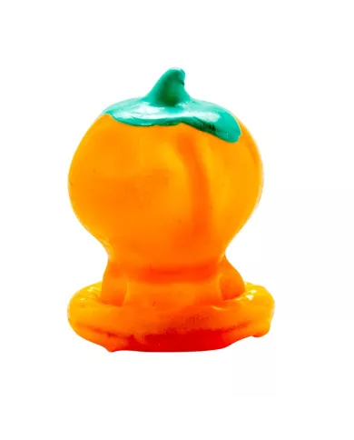 CONDOMERIE - PRÉSERVATIFS FANTAISIE PEINTS À LA MAIN CITROUILLE