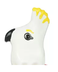 CONDOMERIE - PRÉSERVATIFS FANTAISIE PEINTS À LA MAIN PERROQUET BLANC CONDOMERIE - PRÉSERVATIFS FANTAISIE PEINTS À LA MAIN PERROQUET BLANC