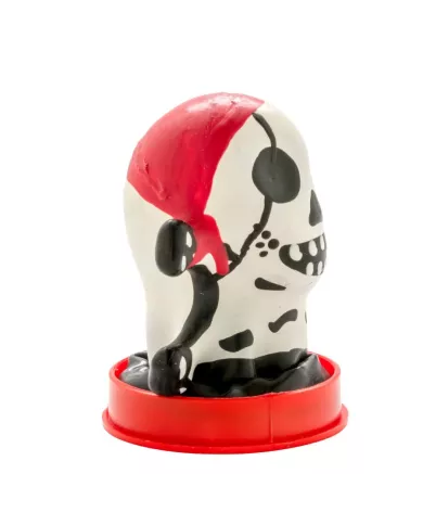 CONDOMERIE - PRÉSERVATIFS FANTAISIE PEINTS À LA MAIN PIRATE