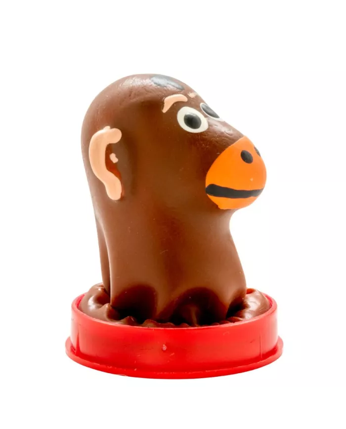 CONDOMERIE - PRÉSERVATIFS FANTAISIE PEINTS À LA MAIN SINGE CONDOMERIE - PRÉSERVATIFS FANTAISIE PEINTS À LA MAIN SINGE