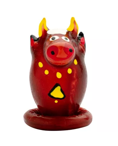 CONDOMERIE - PRÉSERVATIFS FANTAISIE PEINTS À LA MAIN MODÈLE TAUREAU 1