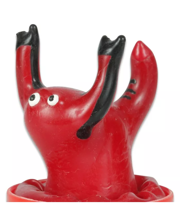 CONDOMERIE - PRÉSERVATIFS FANTAISIE PEINTS À LA MAIN ROUGE SCORPION CONDOMERIE - PRÉSERVATIFS FANTAISIE PEINTS À LA MAIN ROUGE SCORPION