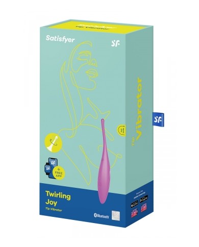 Stimulateur connecté Twirling Joy fuchsia - Satisfyer