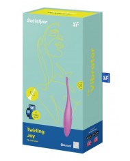 Stimulateur connecté Twirling Joy fuchsia - Satisfyer