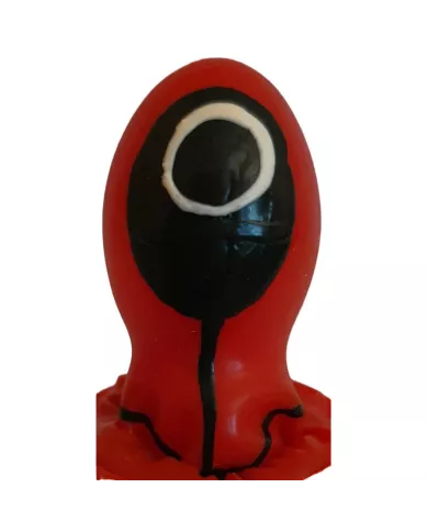 CONDOMERIE - CERCLE DE PRÉSERVATIFS FANTAISIES PEINTS À LA MAIN