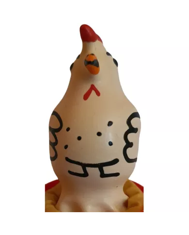 CONDOMERIE - PRÉSERVATIFS FANTAISIE PEINTS À LA MAIN COQ COCKY