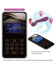 PRETTY LOVE - HECTOR ELECTROSHOCK VIBRATEUR PAR APP CONTROL VIOLET