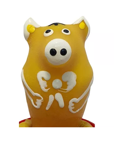 CONDOMERIE - PRÉSERVATIFS FANTAISIE PEINTS À LA MAIN COCHON ASSIS JAUNE CONDOMERIE - PRÉSERVATIFS FANTAISIE PEINTS À LA MAIN COCHON ASSIS JAUNE