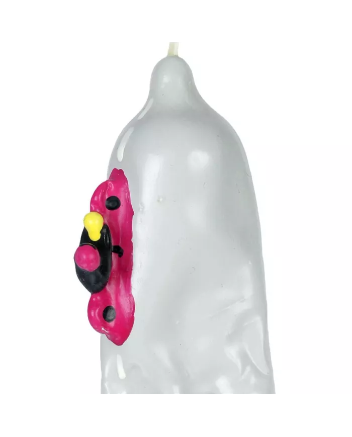 CONDOMERIE - PRÉSERVATIFS FANTAISIE PEINTS À LA MAIN MOTO XL