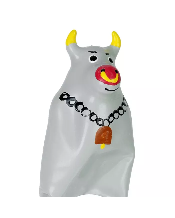 CONDOMERIE - PRÉSERVATIFS FANTAISIE PEINTS À LA MAIN TAUREAU GRIS MODÈLE XL CONDOMERIE - PRÉSERVATIFS FANTAISIE PEINTS À LA MAIN TAUREAU GRIS MODÈLE XL