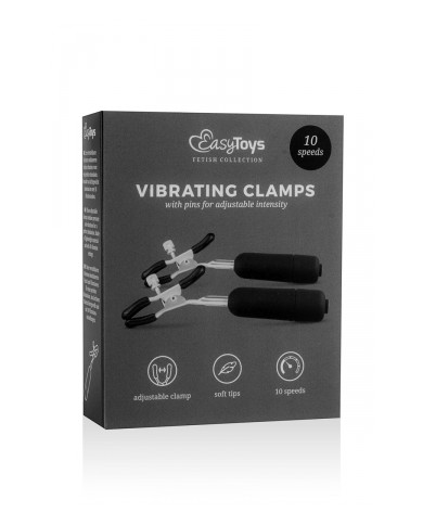 Pinces à tétons vibrantes  - Easytoys Fetish Collection