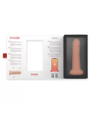 ONINDER - GRAND GODE VIBRATEUR BOGOTÁ 9 VITESSES NATUREL 22 CM -O- 4,5 CM - APPLICATION GRATUITE