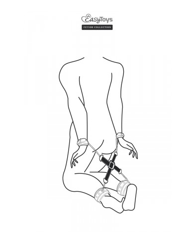 Croix en cuir Hog Tie - Easytoys Fetish Collection