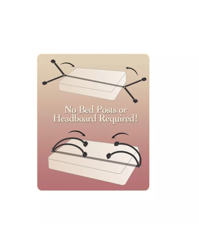 FETISH FANTASY SERIES - KIT DE RETENUE BED FIXATIONS FETISH FANTASY SERIES - KIT DE RETENUE BED FIXATIONS