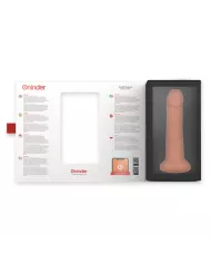 ONINDER - PETIT GODE VIBRATEUR BOGOTÁ 9 VITESSES NATUREL 17.5 CM -O- 4 CM - APPLICATION GRATUITE