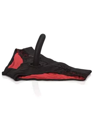 CALEXOTICS - SCANDAL ENSEMBLE CULOTTE ROUGE AVEC GODE TAILLE L/XL