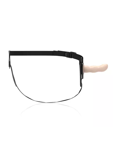 FETISH SUBMISSIVE HARNESS - SILICONE CHAIR POINT G 12,5 CM