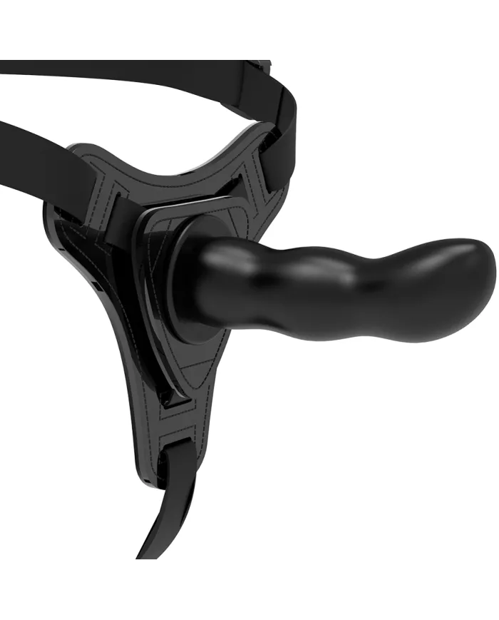 FETISH SUBMISSIVE HARNESS - SILICONE NOIR POINT G 16 CM FETISH SUBMISSIVE HARNESS - SILICONE NOIR POINT G 16 CM