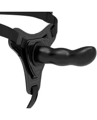 FETISH SUBMISSIVE HARNESS - SILICONE NOIR POINT G 16 CM FETISH SUBMISSIVE HARNESS - SILICONE NOIR POINT G 16 CM