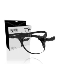 FETISH SUBMISSIVE HARNESS - SILICONE NOIR POINT G 16 CM FETISH SUBMISSIVE HARNESS - SILICONE NOIR POINT G 16 CM