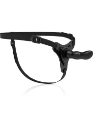 FETISH SUBMISSIVE HARNESS - SILICONE NOIR POINT G 16 CM FETISH SUBMISSIVE HARNESS - SILICONE NOIR POINT G 16 CM