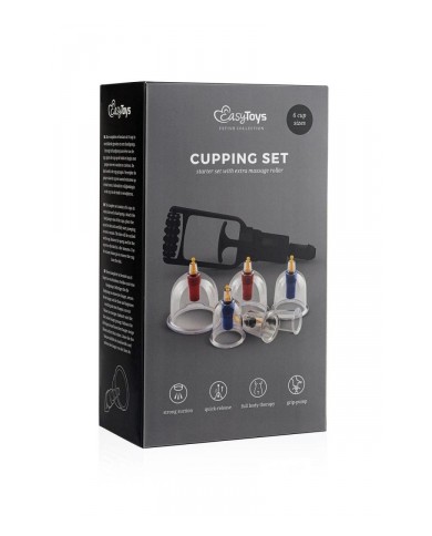 Coffret 6 ventouses Cupping Set - EasyToys Fetish Collection