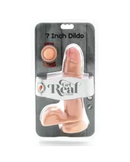 GET REAL - GODE DOUBLE DENSITÉ 12 CM BALLES PEAU