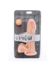 GET REAL - GODE DOUBLE DENSITÉ 18 CM BALLES PEAU GET REAL - GODE DOUBLE DENSITÉ 18 CM BALLES PEAU