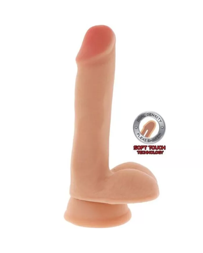GET REAL - GODE DOUBLE DENSITÉ 17 CM BALLES PEAU GET REAL - GODE DOUBLE DENSITÉ 17 CM BALLES PEAU