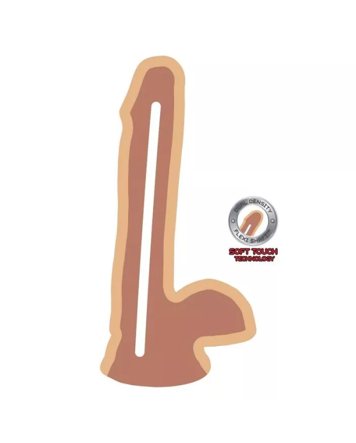 GET REAL - GODE DOUBLE DENSITÉ 17 CM BALLES PEAU GET REAL - GODE DOUBLE DENSITÉ 17 CM BALLES PEAU