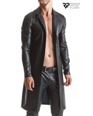 Manteau long wetlook Sergio - Regnes
