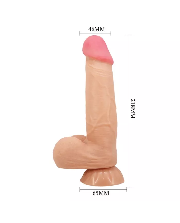 PRETTY LOVE - SÉRIE SLIDING SKIN GODE RÉALISTE AVEC VENTOUSE SLIDING SKIN 21,8 CM