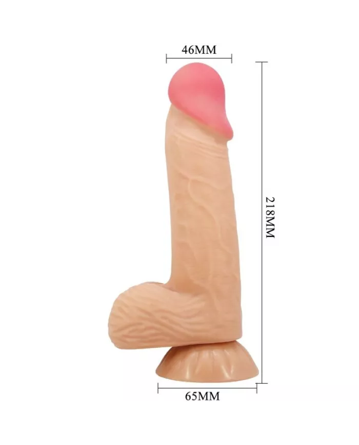 PRETTY LOVE - SÉRIE SLIDING SKIN GODE RÉALISTE AVEC VENTOUSE SLIDING SKIN 20,6 CM PRETTY LOVE - SÉRIE SLIDING SKIN GODE RÉALISTE AVEC VENTOUSE SLIDING SKIN 20,6 CM