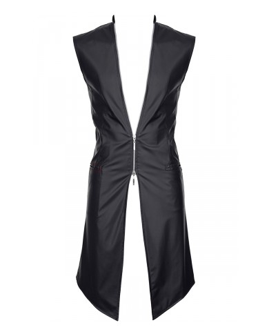 Veste longue sans manche wetlook Marco - Regnes