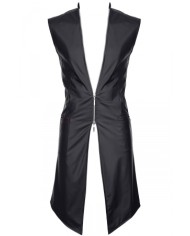 Veste longue sans manche wetlook Marco - Regnes