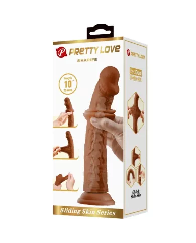 PRETTY LOVE - SHARIFE GODE RÉALISTE 25 CM MARRON