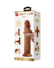 PRETTY LOVE - GODE RÉALISTE KEON 21 CM MARRON PRETTY LOVE - GODE RÉALISTE KEON 21 CM MARRON