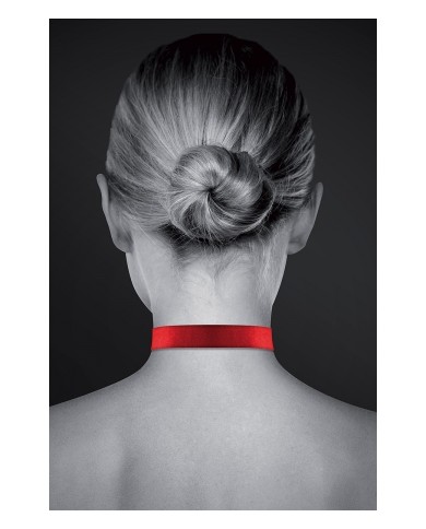 Collier rouge cadenas coeur - Bijoux Pour Toi