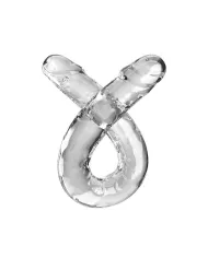 KING COCK - DOUBLE TROUBLE DOUBLE GODE 46 CM TRANSPARENT KING COCK - DOUBLE TROUBLE DOUBLE GODE 46 CM TRANSPARENT