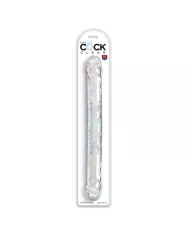 KING COCK - DOUBLE TROUBLE DOUBLE GODE 46 CM TRANSPARENT KING COCK - DOUBLE TROUBLE DOUBLE GODE 46 CM TRANSPARENT